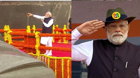 Prime Minister Modi paid homage to Sardar Vallabhbhai Patel on the occasion of his 150th birth anniversary