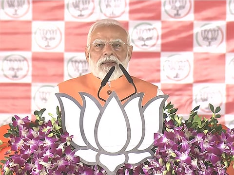 Prime Minister Modi criticized Congress not having faith in RJD party's election manifesto