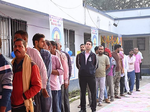 Voting underway in full swing 122 constituencies, second phase of elections held in Bihar