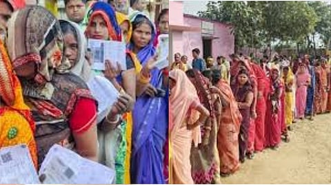 Women asserted their democratic rights by voting 9 percent more than men in Bihar Assembly elections 2025