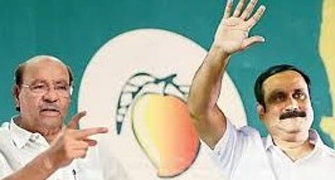 Ramadoss' party filed petition in Election Commission demanding PMK's mango symbol reserved for themselves