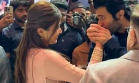 Rashmika Mandanna Emotional at 'The Girlfriend' Success Meet Says 'Having Vijay Deverakonda in Life Gods Gift