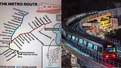 Coimbatore Metro project report, Central Government exposed the irregularities of the DMK government