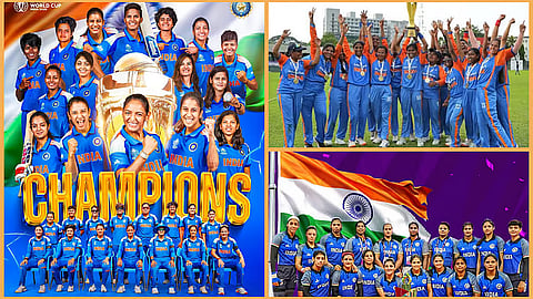 3 World Cups in Single Month 2025 Praise pours in for Indian women's team Of Cricket Kabbadi Blind Teams