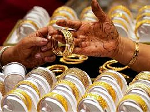 Gold prices have increased by Rs 2,000 in two days, with a sovereign selling for Rs 94,400
