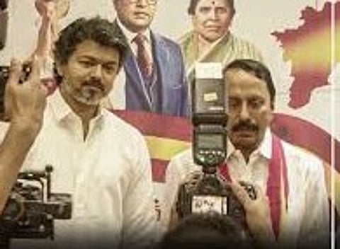 Former ADMK Minister Sengottaiyan joined TVK Party in the presence of actor Vijay