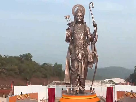 Prime Minister Modi inaugurated 77 foot bronze statue of Lord Rama, tallest in Asia, erected in Goa