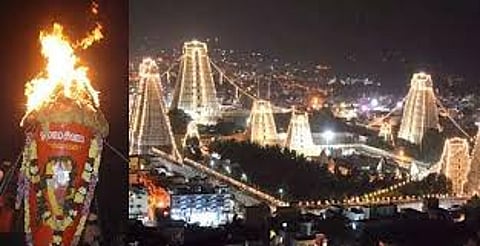 Tiruvannamalai Karthigai Deepam 2025 Bharani Deepam, was lit this morning. The Maha Deepam will be lit in the evening.