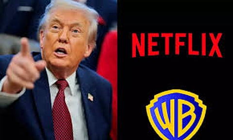 US President Donald Trump's warning that Netflix's deal to buy Warner Bros Studios could cause problems