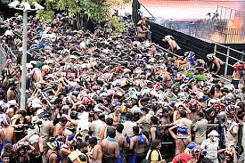 Let's see why devotees who go to Sabarimala break coconuts when they leave and return