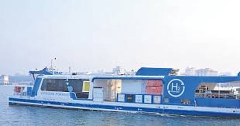 India's first indigenously manufactured hydrogen fuel cell ship has commenced service in Varanasi