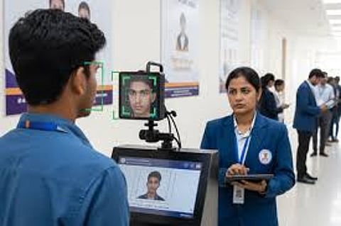 Facial recognition technology is being introduced for candidates from 2026 to prevent malpractices in NEET and JEE exams