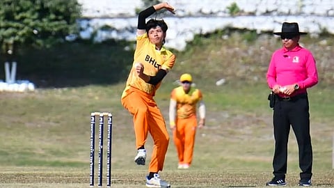 Cricketer Sonam Yeshi creates history 8 wicket haul in T20I cricket Bhutan Defeated Myanmar by 82 runs Match Highlights in Tamil