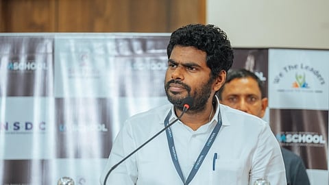 Annamalai press conference expressed various views, including that the leaders would decide on the alliance with TVK Vijay.