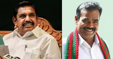 Kongu Youth Council President Thanayarasu met AIADMK General Secretary Edappadi Palaniswami ahead Of NDA Alliance Public Meeting in Maduranthakam