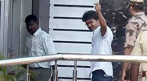 TVK leader Vijay appeared again today at CBI office in Delhi in connection with Karur stampede case update in tamil