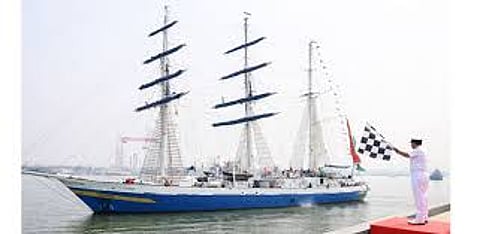 The ship Sudarshini, which has begun its voyage, is participating in the exhibition!