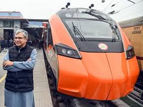 Railway Minister Ashwini Vaishnav has said that if the high-speed train service between Chennai, Bengaluru and Hyderabad is put into operation, the travel time will be significantly reduced.