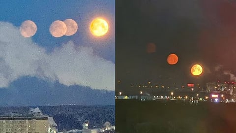 4 Moons in Russia Four moons appeared in sky find out the reason here in Tamil