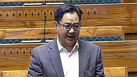Minister Kiren Rijiju's rebuke to Rahul Gandhi after Lok Sabha Session showdown in Parliament Read News in Tamil