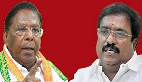 Congress is deeply dissatisfied with the DMK's desire to Who leads India alliance in Puducherry.