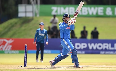 Vaibhav Suryavanshi scores century in U19 World Cup final 2026 New history 15 sixes 175 runs here is full scorecard