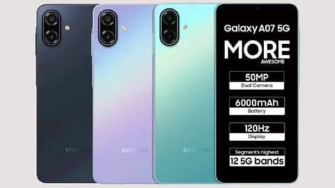 Samsung Galaxy A07 5G India Launch Announced Features, Specification, Price with 50-Megapixel Camera
