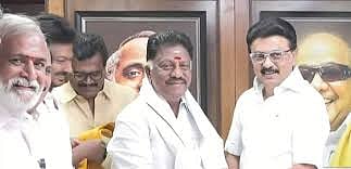 O. Panneerselvam, who served as the Chief Minister for three terms, joined DMK