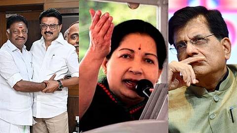 Jayalalithaa will not forgive OPS, we will remove the corrupt DMK government: Piyush Goyal speech