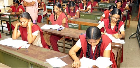 TN 12th Exam 2026 Plus 2 public examination begins: Students writing the exam with enthusiasm!