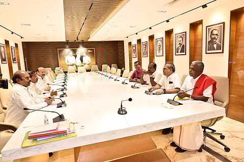 Marxist Communists are adamant that they do not agree on the number of seats allocated by the DMK and want more seats.