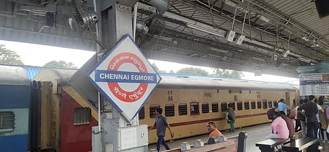 Egmore Railway Station Redevelopment Work Nears Completion: Suburban Train Services to Normalize Today !