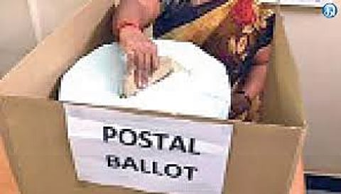 Postal voting for people over 85 years of age and the differently-abled is underway in Tamil Nadu