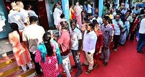 young people, women in Tamil Nadu enthusiastically gathered to vote, the voter turnout reached 85.15 percent