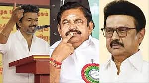 Vijay shown that he achieved this feat as a single man by defeating two Dravidian parties at the same time