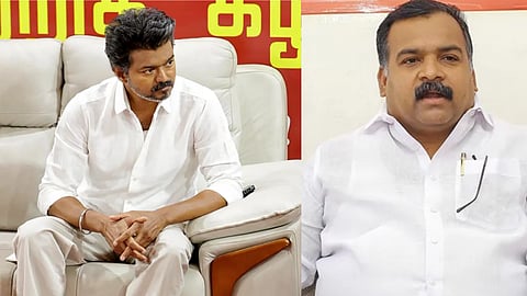 Manickam Tagore criticizes the DMK and AIADMK, alleging that they have joined forces to stop Vijay.