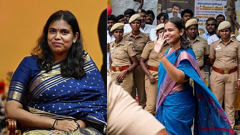 "No Bouquets or Shawls-Notebooks Suffice" TvK Minister Keerthana’s Appeal!