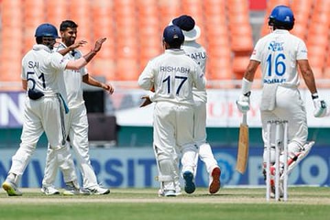 first Test match against Afghanistan, Manav Sudar bowled brilliantly, forcing the team to follow on for 152 runs