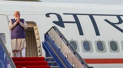 Prime Minister Modi has embarked on an official visit to France and Slovakia