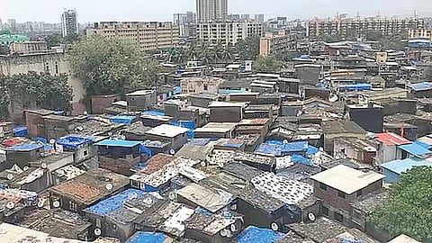 Work underway to relocate residents of the area to other locations as part of the Mumbai Dharavi redevelopment project