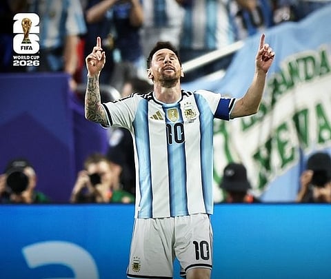 Argentina achieved a spectacular victory thanks to the three goals scored by Messi