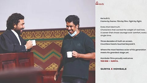 Suriya Next Movie with Jai Bhim Director TJ Gnanavel Produced by Hombale Films