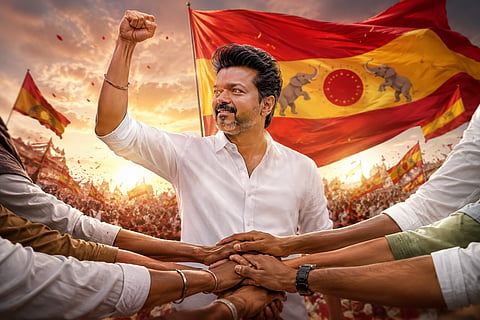 TVK leader Vijay will hold consultations with the leaders of allied parties tomorrow to build an alliance