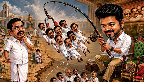 R.B. Udhayakumar has alleged that TVK is planning and working to poach another 12 MLAs from the AIADMK