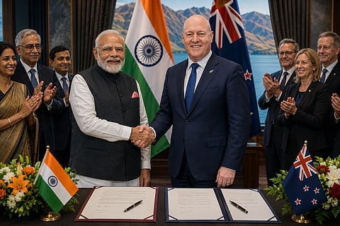 historic agreement for free trade between India and New Zealand has been signed