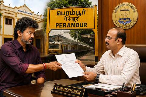 CM Vijay written letter to Chennai Corporation Commissioner provision of various amenities in Perambur constituency