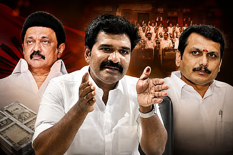 Minister Nirmal Kumar Allegations Against DMK Senthil Balaji TVK MLA Bribe