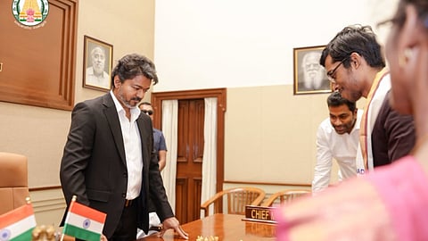 CM Joseph Vijay World Chess Day Wishes Tamil Nadu Young Grandmasters