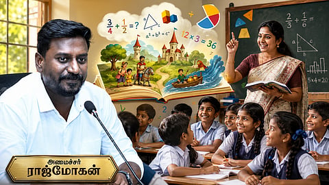 Minister Rajmohan stated mathematicstaught through stories, children to learn the subject easily
