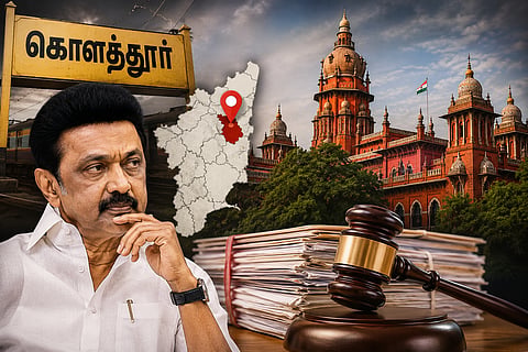 filing of a case against DMK leader Stalin in the Madras High Court has caused a stir